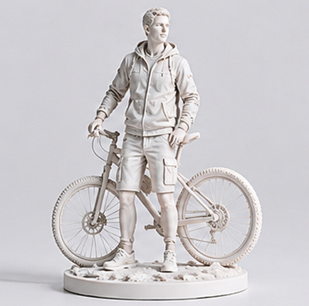 Figurka rowerzysty